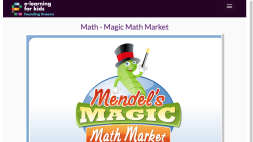 Screenshot of Mendel’s Magic Math Market