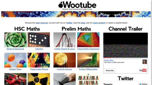 Screenshot of WooTube