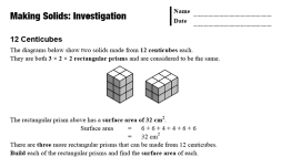 Preview of Introducing Surface Area