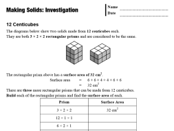 Preview of Introducing Surface Area