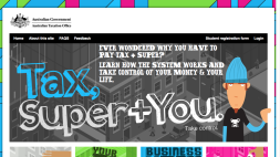 Screenshot of Tax, super + you