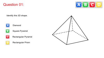 Preview of 3D Shapes Quiz for SRN