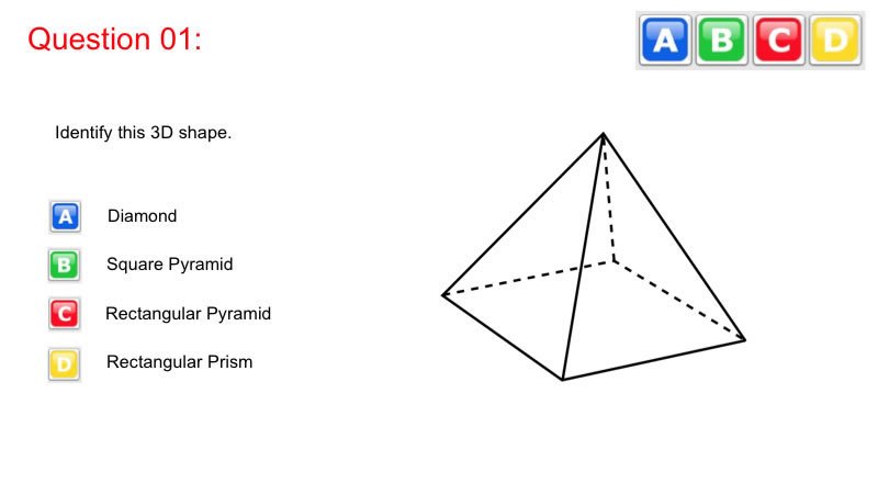 Preview of 3D Shapes Quiz for SRN