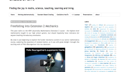 Screenshot of Freefalling into Extension 2 Mechanics