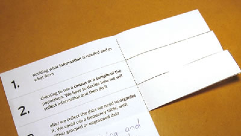 Preview of Statistical Inquiry Foldable