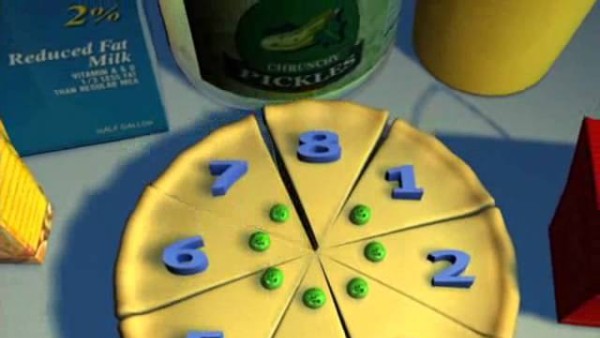 Screenshot of Fractions of Regions Song