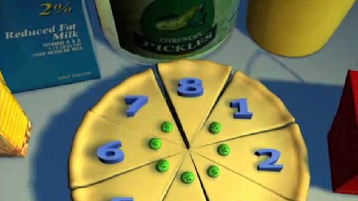 Screenshot of Fractions of Regions Song