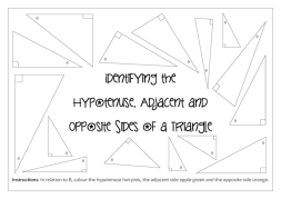 Preview of Identifying the Sides Worksheet