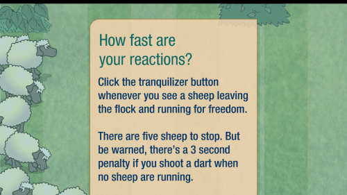 Screenshot of How fast are your reactions?