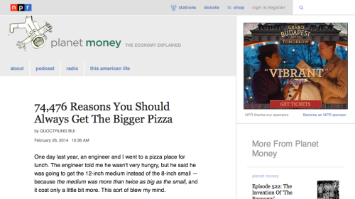 Screenshot of 74,476 Reasons You Should Always Get The Bigger Pizza