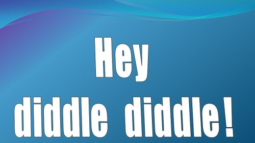 Screenshot of Hey Diddle Diddle Mean Median Mode Range song