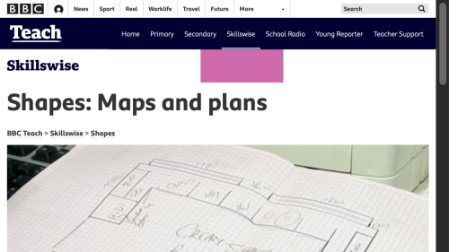 Screenshot of Maps and plans