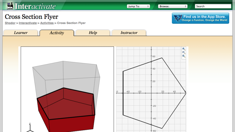 Screenshot of Cross Section Flyer