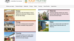 Screenshot of YourHome - Australia’s guide to environmentally sustainable homes