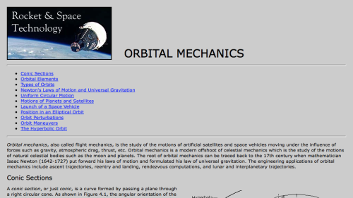 Screenshot of Basics of Space Flight: Orbital Mechanics