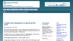 Screenshot of Google uses integration to speed up the Web