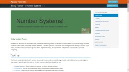 Screenshot of Binary Tutorial