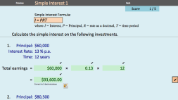 Preview of Consumer Arithmetic - Interest - Electronic Worksheets