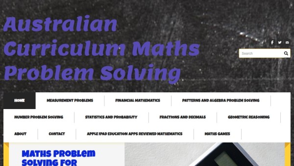 Screenshot of Mathematics Problem Solving