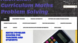 Screenshot of Mathematics Problem Solving