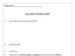 Preview of How wide is No Man’s Land?