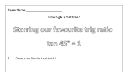 Preview of How high is that tree? - the short way