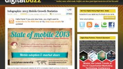 Screenshot of Mobile Growth Statistics (2013)