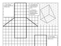 Preview of Surface Area of Triangular Prisms