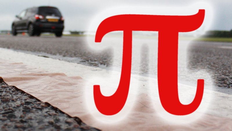 Screenshot of Mile of Pi - Numberphile