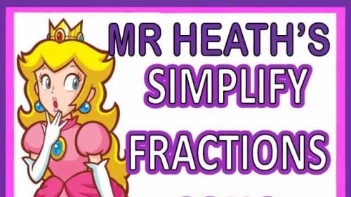Screenshot of ‘Simplifying Fractions Song’ by Heath