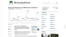 Screenshot of Exponential Outbreaks: The Mathematics of Epidemics