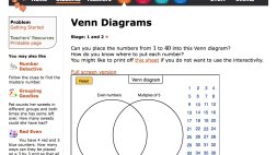 Screenshot of Venn Diagram Interactive