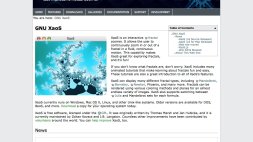 Screenshot of GNU XaoS fast interactive fractal zoomer