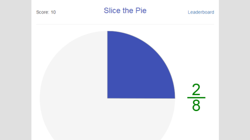 Screenshot of Slice the Pie