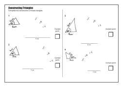 Preview of Constructing Triangles