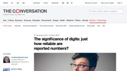 Screenshot of The significance of digits: just how reliable are reported numbers?