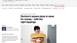 Screenshot of Domino’s square pizza is value for money – with the right toppings