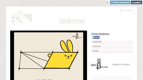 Screenshot of GeoBunnies