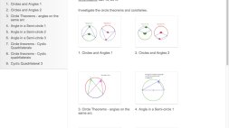 Screenshot of Circle Theorems by GreenMaths