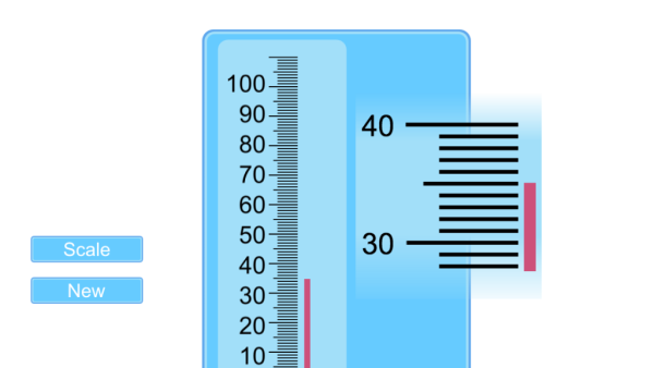 Screenshot of Reading Scales: Temperature