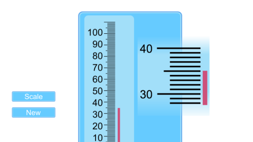 Screenshot of Reading Scales: Temperature