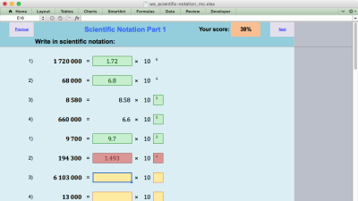 Preview of Powers of Ten and Scientific Notation