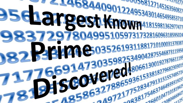Screenshot of Largest Known Prime Discovered!