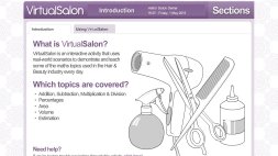 Screenshot of VirtualSalon