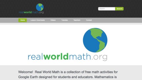 Screenshot of Real World Math