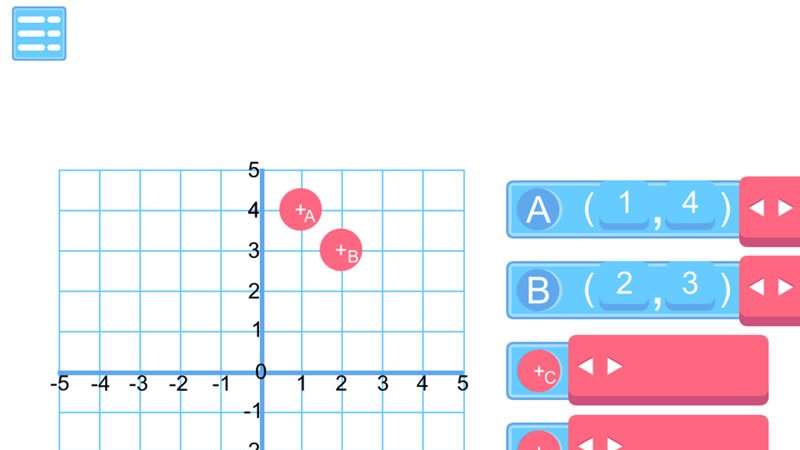 Screenshot of Demonstrate Coordinates