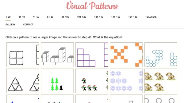 Screenshot of Visual Patterns
