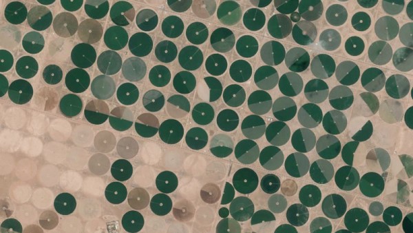 Screenshot of Daily Overview: Center pivot irrigation