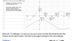 Screenshot of Trigonometry Graph Matching