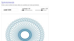 Screenshot of Spirolaterals